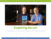 Tablet Screenshot of exploringscrum.com